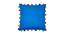 Cameron Blue Modern 20x20 Inches Cotton Cushion Cover -Set of 3 (Blue, 51 x 51 cm  (20" X 20") Cushion Size) by Urban Ladder - Cross View Design 1 - 483471