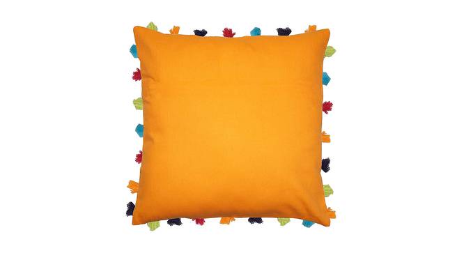 Cary Orange Modern 20x20 Inches Cotton Cushion Cover -Set of 3 (Orange, 51 x 51 cm  (20" X 20") Cushion Size) by Urban Ladder - Cross View Design 1 - 483472