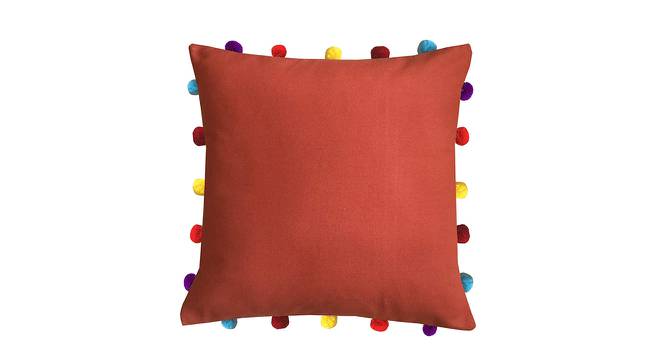Bexley Red Modern 16x16 Inches Cotton Cushion Cover -Set of 3 (Red, 41 x 41 cm  (16" X 16") Cushion Size) by Urban Ladder - Cross View Design 1 - 483478