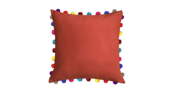 Kassidy Red Modern 24x24Inches Cotton Cushion Cover - Set of 5 (Red, 61 x 61 cm  (24" X 24") Cushion Size) by Urban Ladder - Cross View Design 1 - 483483