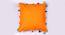 Arya Orange Modern 14x14 Inches Cotton Cushion Cover (Orange, 35 x 35 cm  (14" X 14") Cushion Size) by Urban Ladder - Front View Design 1 - 483492