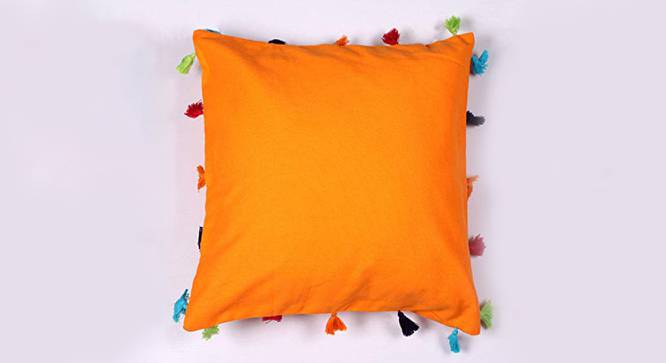 Sloane Orange Modern 20x20 Inches Cotton Cushion Cover (Orange, 51 x 51 cm  (20" X 20") Cushion Size) by Urban Ladder - Front View Design 1 - 483498