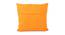 Sebastian Orange Abstract 16x16 Inches Cotton Cushion Cover- Set of 2 (Orange, 41 x 41 cm  (16" X 16") Cushion Size) by Urban Ladder - Design 1 Side View - 483513