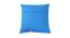 Tennyson Blue Abstract 16x16 Inches Cotton Cushion Cover- Set of 2 (Blue, 41 x 41 cm  (16" X 16") Cushion Size) by Urban Ladder - Design 1 Side View - 483514