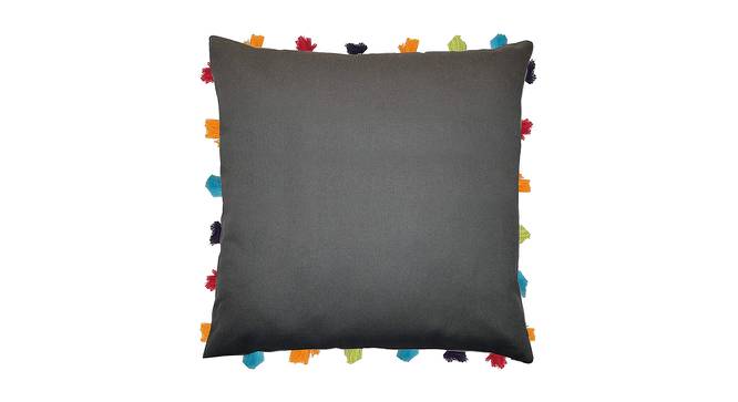 Brynn Grey Modern 18x18 Inches Cotton Cushion Cover -Set of 5 (Grey, 46 x 46 cm  (18" X 18") Cushion Size) by Urban Ladder - Cross View Design 1 - 483567