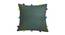 Ezra Green Modern 12x12 Inches Cotton Cushion Cover (Green, 30 x 30 cm  (12" X 12") Cushion Size) by Urban Ladder - Cross View Design 1 - 483675