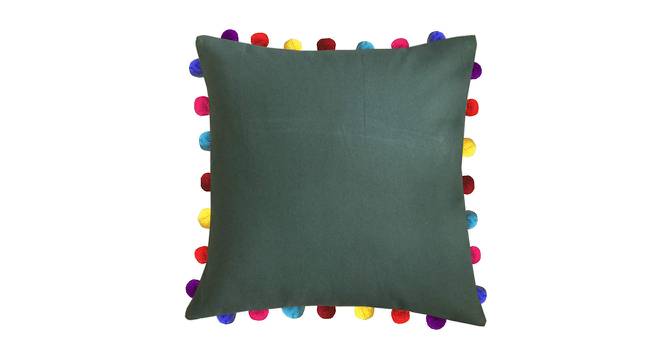 Julie Green Modern 20x20 Inches Cotton Cushion Cover - Set of 5 (Green, 51 x 51 cm  (20" X 20") Cushion Size) by Urban Ladder - Cross View Design 1 - 483685