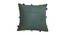 Ezra Green Modern 12x12 Inches Cotton Cushion Cover (Green, 30 x 30 cm  (12" X 12") Cushion Size) by Urban Ladder - Front View Design 1 - 483707
