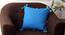 Stanford Blue Modern 24x24 Inches Cotton Cushion Cover (Blue, 61 x 61 cm  (24" X 24") Cushion Size) by Urban Ladder - Cross View Design 1 - 483762