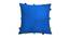 Bridget Blue Modern 12x12 Inches Cotton Cushion Cover - Set of 5 (Blue, 30 x 30 cm  (12" X 12") Cushion Size) by Urban Ladder - Cross View Design 1 - 483770