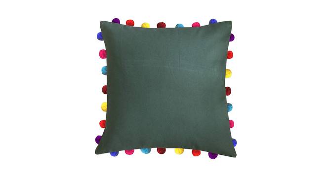 Emerie Green Modern 20x20 Inches Cotton Cushion Cover -Set of 3 (Green, 51 x 51 cm  (20" X 20") Cushion Size) by Urban Ladder - Cross View Design 1 - 483781