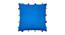 Maxwell Blue Modern 14x14 Inches Cotton Cushion Cover - Set of 3 (Blue, 35 x 35 cm  (14" X 14") Cushion Size) by Urban Ladder - Cross View Design 1 - 483867