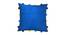 Keilani Blue Modern 14x14 Inches Cotton Cushion Cover (Blue, 35 x 35 cm  (14" X 14") Cushion Size) by Urban Ladder - Front View Design 1 - 483907