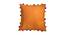 Aisha Orange Modern 18x18 Inches Cotton Cushion Cover (Orange, 46 x 46 cm  (18" X 18") Cushion Size) by Urban Ladder - Cross View Design 1 - 483981