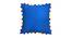 Ariya Blue Modern 20x20 Inches Cotton Cushion Cover (Blue, 51 x 51 cm  (20" X 20") Cushion Size) by Urban Ladder - Cross View Design 1 - 483983