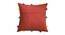 Chanel Red Modern 12x12 Inches Cotton Cushion Cover (Red, 30 x 30 cm  (12" X 12") Cushion Size) by Urban Ladder - Front View Design 1 - 484001