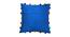 Lilianna Blue Modern 16x16 Inches Cotton Cushion Cover (Blue, 41 x 41 cm  (16" X 16") Cushion Size) by Urban Ladder - Front View Design 1 - 484012