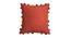 Aurelia Red Modern 18x18 Inches Cotton Cushion Cover (Red, 46 x 46 cm  (18" X 18") Cushion Size) by Urban Ladder - Cross View Design 1 - 484074