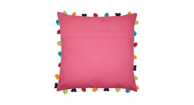 Leighton Pink Modern 20x20 Inches Cotton Cushion Cover (Pink, 51 x 51 cm  (20" X 20") Cushion Size) by Urban Ladder - Front View Design 1 - 484094
