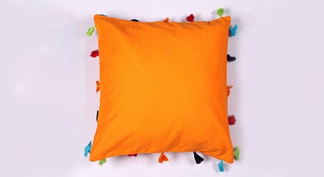 Tyrion Orange Modern 24x24 Inches Cotton Cushion Cover (Orange, 61 x 61 cm  (24" X 24") Cushion Size) by Urban Ladder - Front View Design 1 - 484096