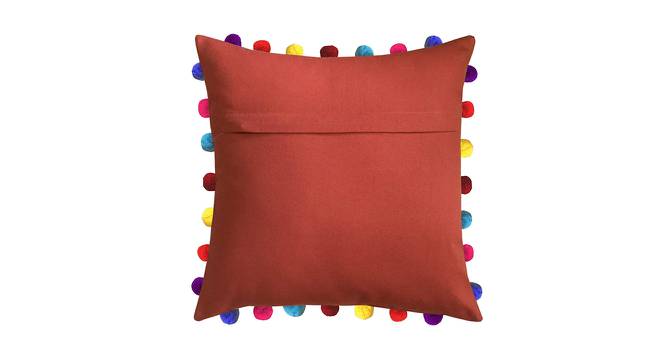 Justice Red Modern 20x20 Inches Cotton Cushion Cover (Red, 51 x 51 cm  (20" X 20") Cushion Size) by Urban Ladder - Front View Design 1 - 484107