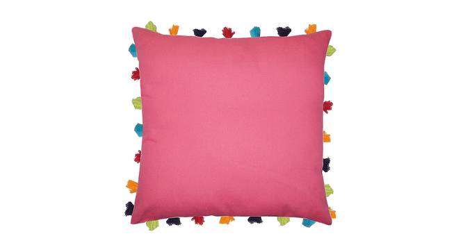 Glenn Pink Modern 20x20 Inches Cotton Cushion Cover - Set of 5 (Pink, 51 x 51 cm  (20" X 20") Cushion Size) by Urban Ladder - Cross View Design 1 - 484258