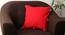 Will Red Modern 24x24 Inches Cotton Cushion Cover (Red, 61 x 61 cm  (24" X 24") Cushion Size) by Urban Ladder - Cross View Design 1 - 484259