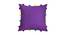 Ramona Purple Modern 14x14 Inches Cotton Cushion Cover - Set of 3 (Purple, 35 x 35 cm  (14" X 14") Cushion Size) by Urban Ladder - Cross View Design 1 - 484265