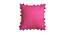 Kelsey Pink Modern 18x18 Inches Cotton Cushion Cover (Pink, 46 x 46 cm  (18" X 18") Cushion Size) by Urban Ladder - Cross View Design 1 - 484268