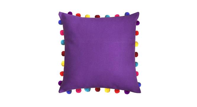 Mae Purple Modern 20x20 Inches Cotton Cushion Cover (Purple, 51 x 51 cm  (20" X 20") Cushion Size) by Urban Ladder - Cross View Design 1 - 484272