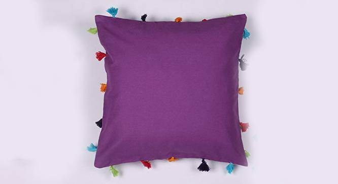 Maitland Purple Modern 20x20 Inches Cotton Cushion Cover (Purple, 51 x 51 cm  (20" X 20") Cushion Size) by Urban Ladder - Front View Design 1 - 484283
