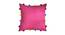 Naya Pink Modern 14x14 Inches Cotton Cushion Cover (Pink, 35 x 35 cm  (14" X 14") Cushion Size) by Urban Ladder - Front View Design 1 - 484292
