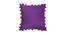 Mae Purple Modern 20x20 Inches Cotton Cushion Cover (Purple, 51 x 51 cm  (20" X 20") Cushion Size) by Urban Ladder - Front View Design 1 - 484301