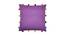 Mae Purple Modern 14x14 Inches Cotton Cushion Cover - Set of 3 (Purple, 35 x 35 cm  (14" X 14") Cushion Size) by Urban Ladder - Cross View Design 1 - 484356