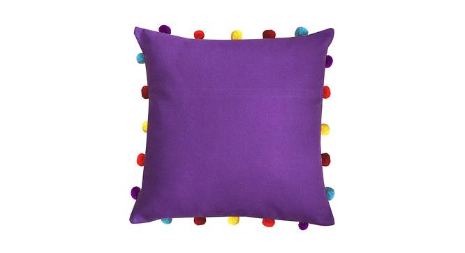 Bailee Purple Modern 16x16 Inches Cotton Cushion Cover -Set of 3 (Purple, 41 x 41 cm  (16" X 16") Cushion Size) by Urban Ladder - Cross View Design 1 - 484368