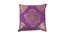 Otto Violet Abstract 16x16 Inches Cotton Cushion Cover- Set of 2 (41 x 41 cm  (16" X 16") Cushion Size, Violet) by Urban Ladder - Front View Design 1 - 484378