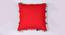Tinsley Red Modern 20x20 Inches Cotton Cushion Cover (Red, 51 x 51 cm  (20" X 20") Cushion Size) by Urban Ladder - Front View Design 1 - 484389