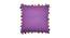 Elaine Purple Modern 24x24 Inches Cotton Cushion Cover -Set of 3 (Purple, 61 x 61 cm  (24" X 24") Cushion Size) by Urban Ladder - Cross View Design 1 - 484453