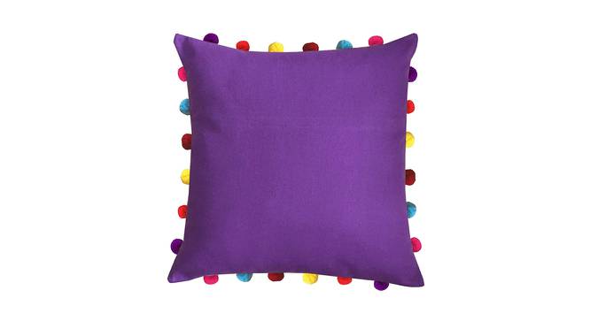 Colette Purple Modern 18x18 Inches Cotton Cushion Cover (Purple, 46 x 46 cm  (18" X 18") Cushion Size) by Urban Ladder - Cross View Design 1 - 484466