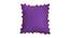 Colette Purple Modern 18x18 Inches Cotton Cushion Cover (Purple, 46 x 46 cm  (18" X 18") Cushion Size) by Urban Ladder - Cross View Design 1 - 484466