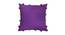 Margo Purple Modern 14x14 Inches Cotton Cushion Cover (Purple, 35 x 35 cm  (14" X 14") Cushion Size) by Urban Ladder - Front View Design 1 - 484488