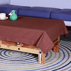 Table Covers Design Brown Solids Cotton Inches Table Cover