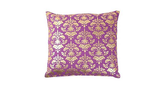Roscoe Violet Abstract 16x16 Inches Cotton Cushion Cover- Set of 2 (41 x 41 cm  (16" X 16") Cushion Size, Violet) by Urban Ladder - Front View Design 1 - 484569