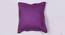 Amani Purple Solid 16x16 Inches Cotton Cushion Cover -Set of 2 (Purple, 41 x 41 cm  (16" X 16") Cushion Size) by Urban Ladder - Design 1 Side View - 484604
