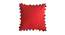 Mara Red Modern 24x24 Inches Cotton Cushion Cover (Red, 61 x 61 cm  (24" X 24") Cushion Size) by Urban Ladder - Cross View Design 1 - 484664