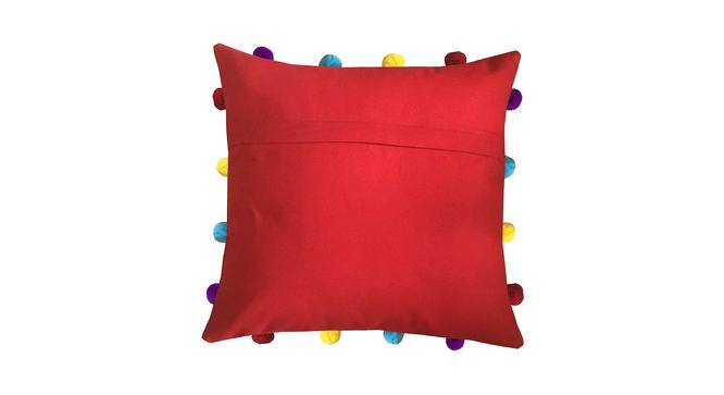 Joelle Red Modern 14x14 Inches Cotton Cushion Cover (Red, 35 x 35 cm  (14" X 14") Cushion Size) by Urban Ladder - Front View Design 1 - 484680