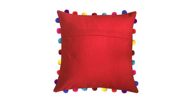 Cheyenne Red Modern 20x20 Inches Cotton Cushion Cover (Red, 51 x 51 cm  (20" X 20") Cushion Size) by Urban Ladder - Front View Design 1 - 484685