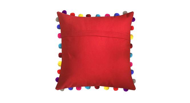 Mara Red Modern 24x24 Inches Cotton Cushion Cover (Red, 61 x 61 cm  (24" X 24") Cushion Size) by Urban Ladder - Front View Design 1 - 484690
