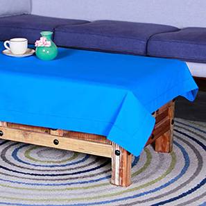 Table Covers Design Blue Solids Cotton Inches Table Cover