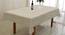 Kairi Beige Modern Cotton 36 x 60 Inches Table Cover (Beige, 91 x 152 cm (36" x 60") Size) by Urban Ladder - Cross View Design 1 - 484826